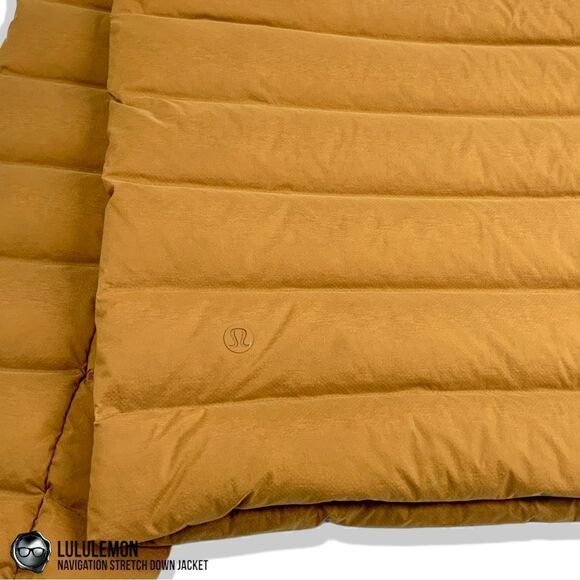 LULULEMON NAVIGATION STRETCH DOWN PUFFER JACKET IN SPICED BRONZE WOMEN’S SIZE 8 - Picture 10 of 16